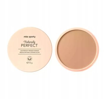 miss sporty Naturally Perfect puder za obraz, št. 003 Natural 10 g