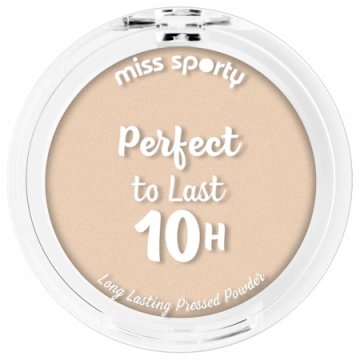 miss sporty Perfect To Last puder za obraz, matirajoči, št. 040 Ivory 9 g