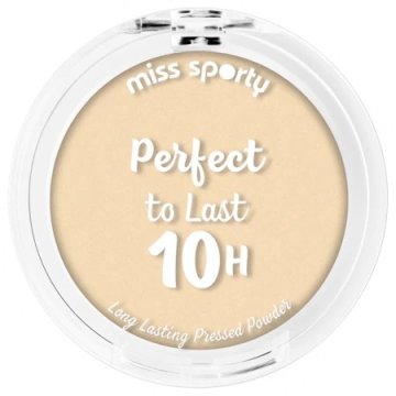 miss sporty Perfect To Last puder za obraz, matirajoči, št. 010 Porcelain 9 g