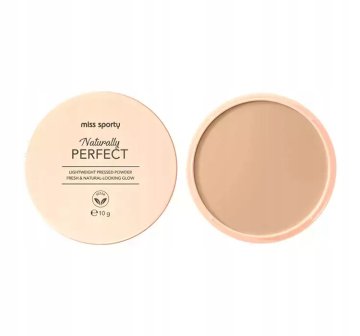 miss sporty Naturally Perfect puder za obraz, št. 002 Light 10 g