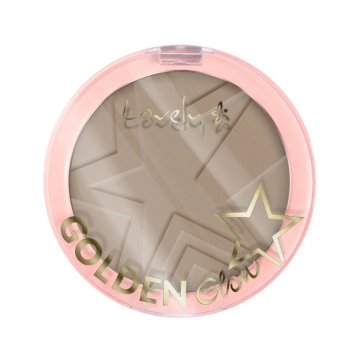 A LITTLE LOVELY CO. puder za konturiranje obraza Golden Glow, hladno rjava 10 g