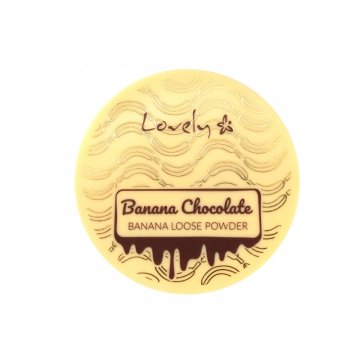 A LITTLE LOVELY CO. puder za obraz v prahu z okusom banane in čokolade, banana in čokolada 8 g