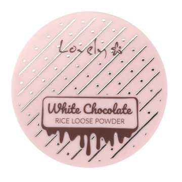 A LITTLE LOVELY CO. puder za obraz v prahu z belo čokolado 8 g