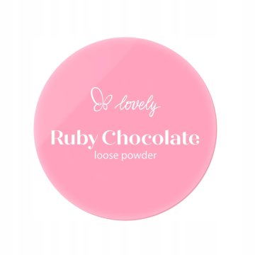 A LITTLE LOVELY CO. puder za obraz Ruby Chocolate, roza, v prahu 6 g