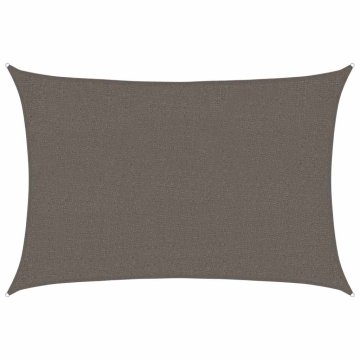 Vidaxl Senčno jadro 160 g/m² antracitno 2x3 m HDPE