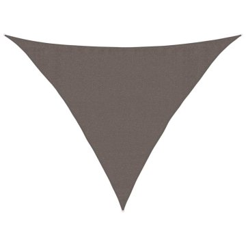 Vidaxl Senčno jadro 160 g/m² antracitno 3,5x3,5x4,9 m HDPE
