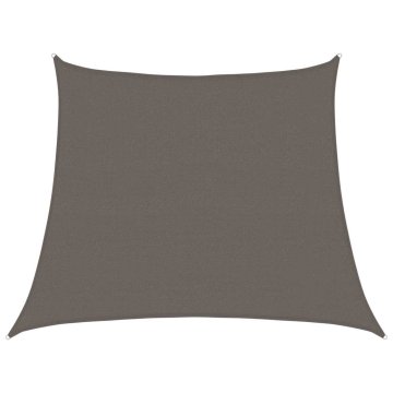 Vidaxl Senčno jadro 160 g/m² antracit 3/4x3 m HDPE