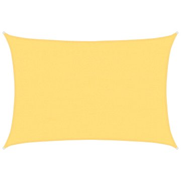 Vidaxl Senčno jadro 160 g/m² bež 4x5 m HDPE