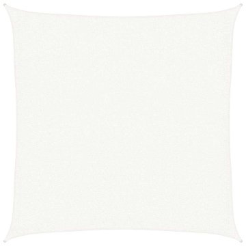 Vidaxl Senčno jadro 160 g/m² belo 2,5x2,5 m HDPE