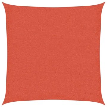 Vidaxl Senčno jadro 160 g/m² terakota 2x2 m HDPE