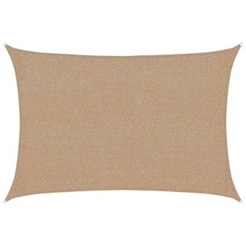 Vidaxl Senčno jadro 160 g/m² taupe 2x2,5 m HDPE