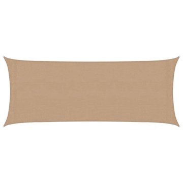 Vidaxl Senčno jadro 160 g/m² taupe 2x5 m HDPE