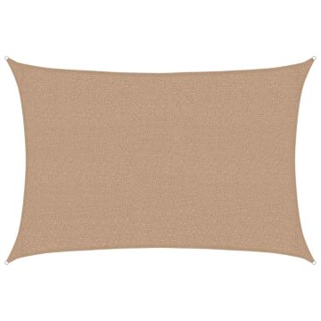 Vidaxl Senčno jadro 160 g/m² taupe 2,5x4 m HDPE