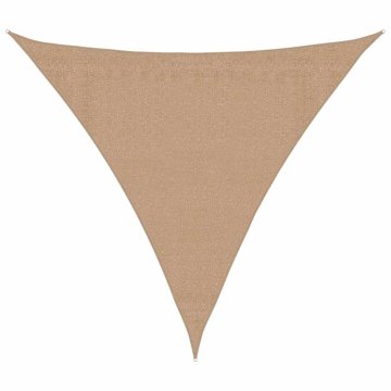 Vidaxl Senčno jadro 160 g/m² taupe 3,6x3,6x3,6 m HDPE