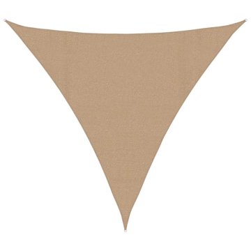 Vidaxl Senčno jadro 160 g/m² taupe 5x5x5 m HDPE