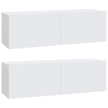 Vidaxl TV omarica 2 kosa 100x30x30 cm konstruiran les