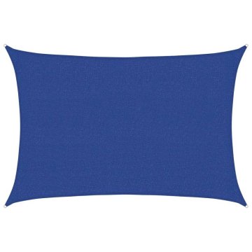 Vidaxl Senčno jadro 160 g/m² modro 2,5x3,5 m HDPE