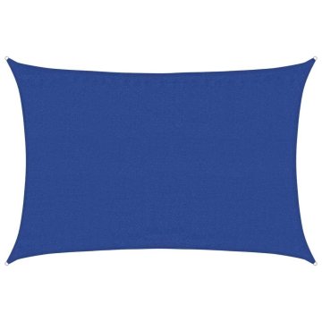 Vidaxl Senčno jadro 160 g/m² pravokotno modro 3,5x5 m HDPE