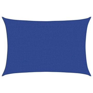 Vidaxl Senčno jadro 160 g/m² pravokotno modro 4x5 m HDPE