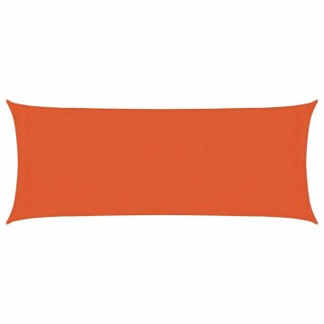 Vidaxl Senčno jadro 160 g/m² oranžno 2x4,5 m HDPE