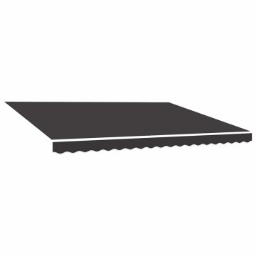 Vidaxl Nadomestno blago za tendo antracitno 450x350 cm poliester