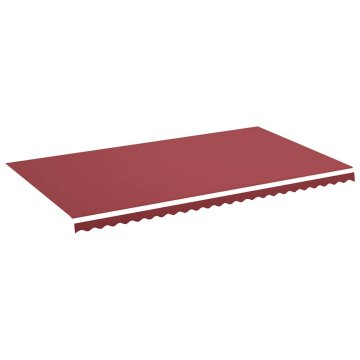 Vidaxl Nadomestno blago za tendo bordo rdeče 600x350 cm poliester