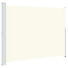 Vidaxl Zložljiva stranska tenda za teraso 220x314 cm krem
