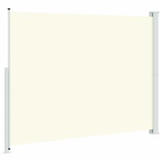 Vidaxl Zložljiva stranska tenda za teraso 220x314 cm krem