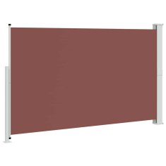 Vidaxl Zložljiva stranska tenda za teraso 180x314 cm rjava