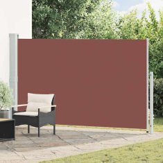 Vidaxl Zložljiva stranska tenda za teraso 180x314 cm rjava