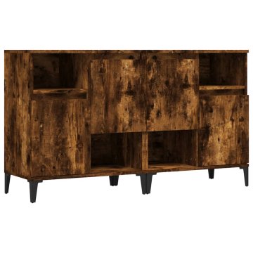 Vidaxl Komoda 2 kosa dimljeni hrast 60x35x70 cm inženirski les