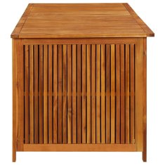 Vidaxl Vrtna škatla za shranjevanje 175x80x75 cm trden akacijev les