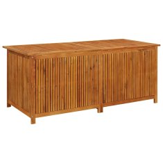 Vidaxl Vrtna škatla za shranjevanje 175x80x75 cm trden akacijev les