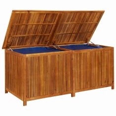 Vidaxl Vrtna škatla za shranjevanje 175x80x75 cm trden akacijev les