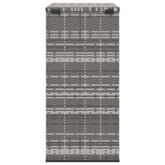 Vidaxl Vrtna škatla za blazine PE ratan 100x49x103,5 cm siva