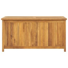 Vidaxl Vrtna škatla 114x50x58 cm trdna tikovina