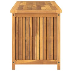 Vidaxl Vrtna škatla 114x50x58 cm trdna tikovina