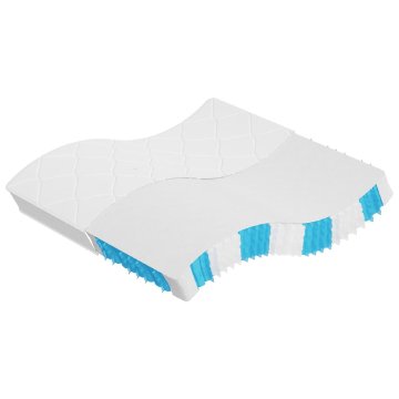Vidaxl Vzmetnica z žepkastim vzmetenjem srednje trda 200x200 cm