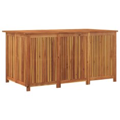 Vidaxl Vrtna škatla za shranjevanje 150x80x75 cm trden akacijev les