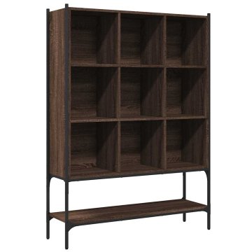 Vidaxl Bookcase 10 ravni Medium Brown Oak