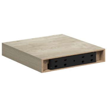 Vidaxl Stenska polica barva hrasta 23x23,5x3,8 cm MDF