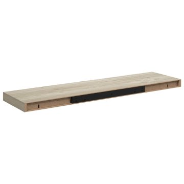 Vidaxl Stenska polica barva hrasta 90x23,5x3,8 cm MDF
