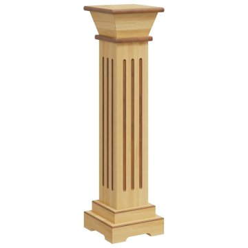 Vidaxl Klasično stojalo za rastlino svetli les 17x17x66 cm MDF