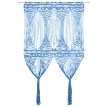 Vidaxl Zavesa makrame 140x240 cm bombaž
