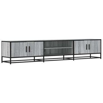 Vidaxl TV omarica siva sonoma 210x35x41 cm inženirski les