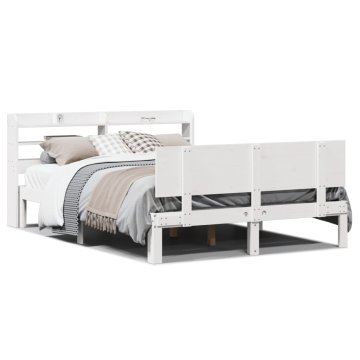 Vidaxl Bed Frame 2 kos Bela 140 x 200 cm