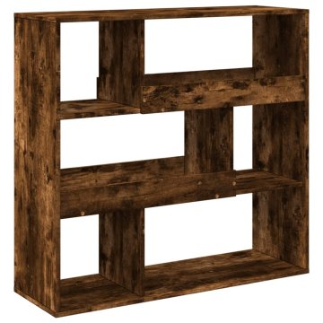 Vidaxl Pregrada za prostor dimljen hrast 100x33x94,5 cm inženirski les