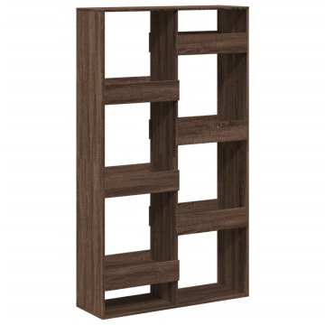 Vidaxl Pregrada za prostor rjav hrast 100x33x175 cm inženirski les