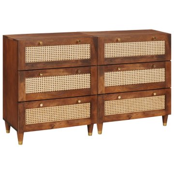 Vidaxl Komplet stranske omare 2 kos 60 x 33,5 x 75 cm