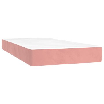 Vidaxl Vzmetnice z žepkastimi vzmetmi 80 x 220 x 20 cm Roza